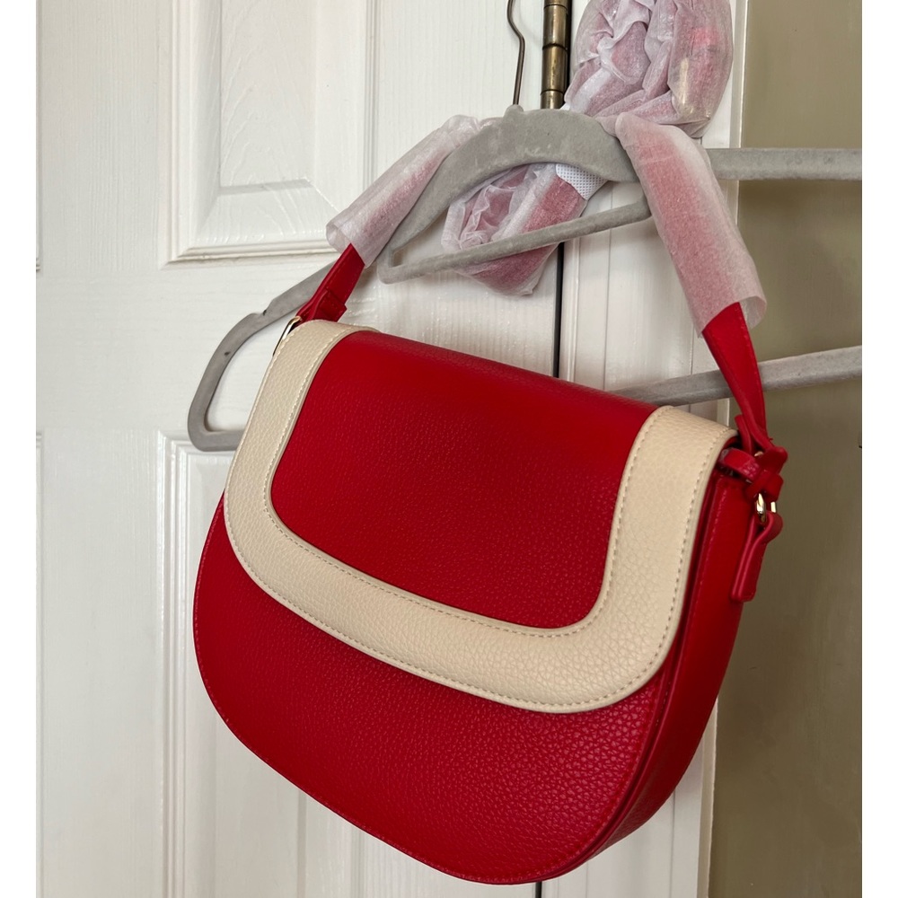 Pebble Vegan Leather Crossbody Bag
